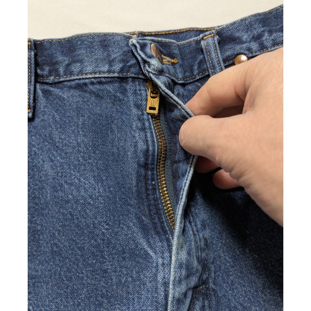 WRANGLER‎ COWBOY CUT Men 32X30 Denim Blue Jeans 936DSD - Picture 7 of 16